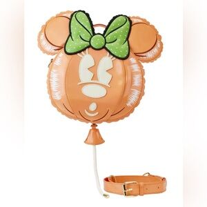 Loungefly Disney Stitch Shoppe Minnie Mouse Pumpkin Balloon Crossbody Bag
